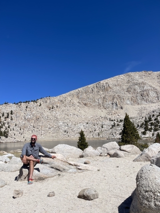 Keith at a lake